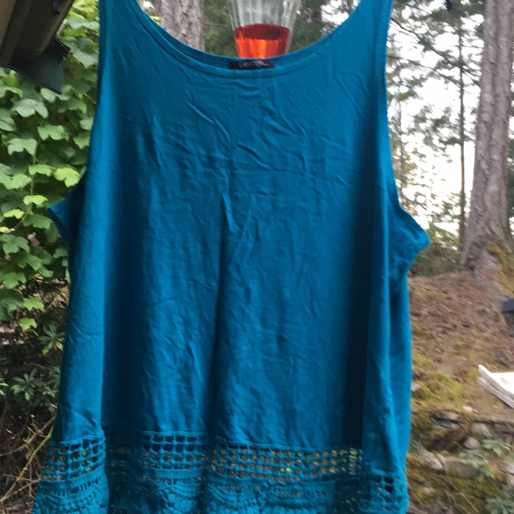 Gorgeous Teal Tank top